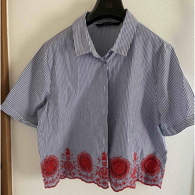 ストライプブラウス(ZARA) bluke.com.br