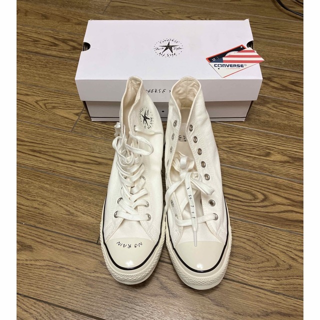 CONVERSE(コンバース)の【新品30㌢】converse✖️nagaba yu オフホワイト　オールスター メンズの靴/シューズ(スニーカー)の商品写真