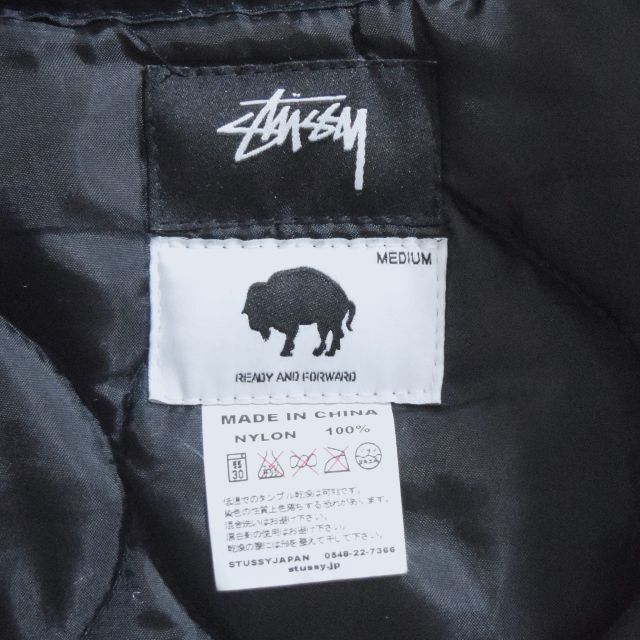 【レア】stussy × READY AND FORWARDキルティング ダウン