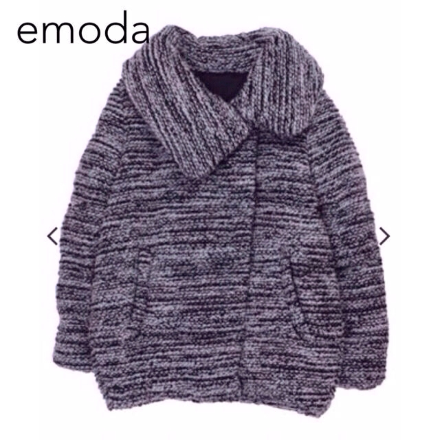 EMODA(エモダ)のEMODA今季ツイードバブルダウン レディースのジャケット/アウター(ダウンジャケット)の商品写真