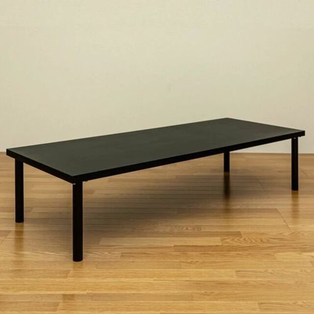 SKBFT　テーブル　150x60cm　ブラック　リビングテーブル　ローテーブル