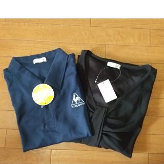 ルコックスポルティフ(le coq sportif)のちこ様専用 le coq ポロシャツ&チュニックブラウス二点セット(ポロシャツ)