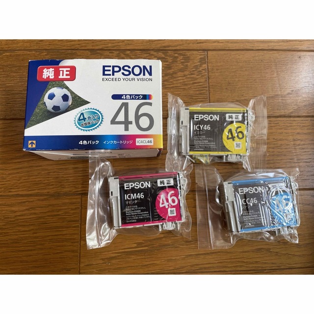 EPSON(エプソン)のエプソン インクカートリッジ IC4CL46(1セット) インテリア/住まい/日用品のオフィス用品(その他)の商品写真