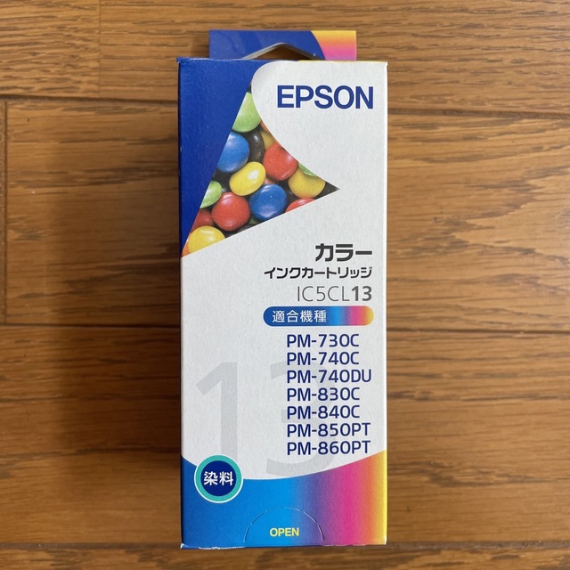 EPSON インクカートリッジ IC5CL13 5色 インテリア/住まい/日用品のオフィス用品(その他)の商品写真