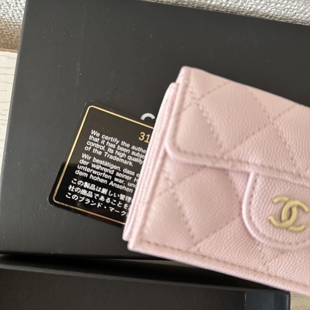 最終値下げCHANEL💖三つ折り財布