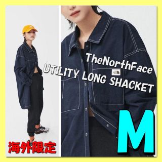 ザノースフェイス(THE NORTH FACE)のM☆ノースフェイス　ロングシャケット　海外限定　スプリングコート　ワンピ(ひざ丈ワンピース)