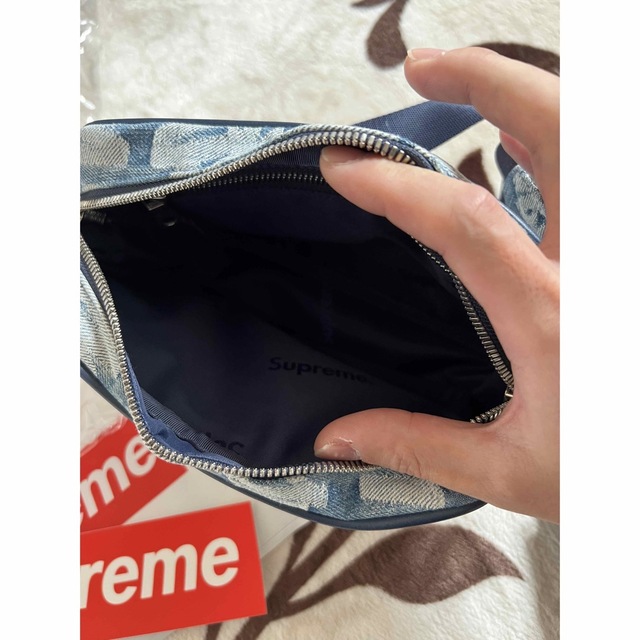 Supreme Fat Tip Jacquard Denim Waist Bag