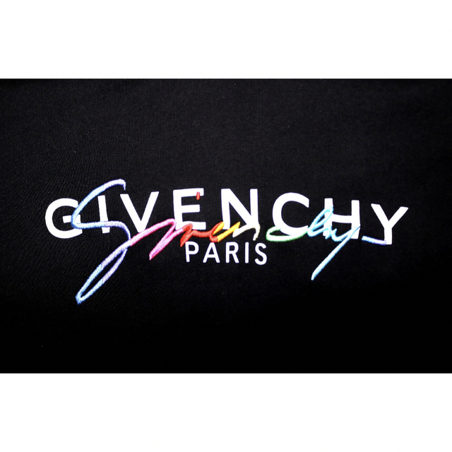 GIVENCY ジバンシー レインボー 立体刺繍 ロゴ入り