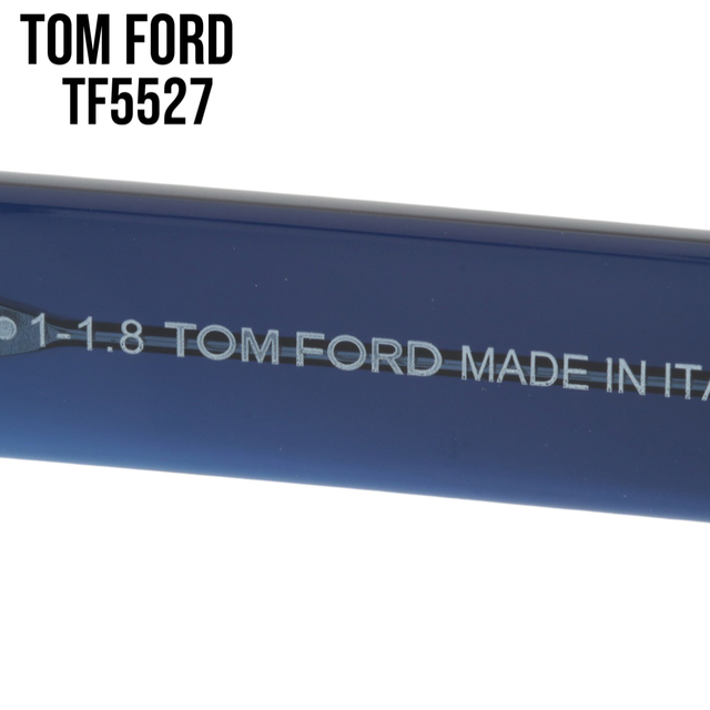 TOM FORD(トムフォード)の美品　TOM FORD TF5527 ダークブルーレンズ　50□18-145 メンズのファッション小物(サングラス/メガネ)の商品写真