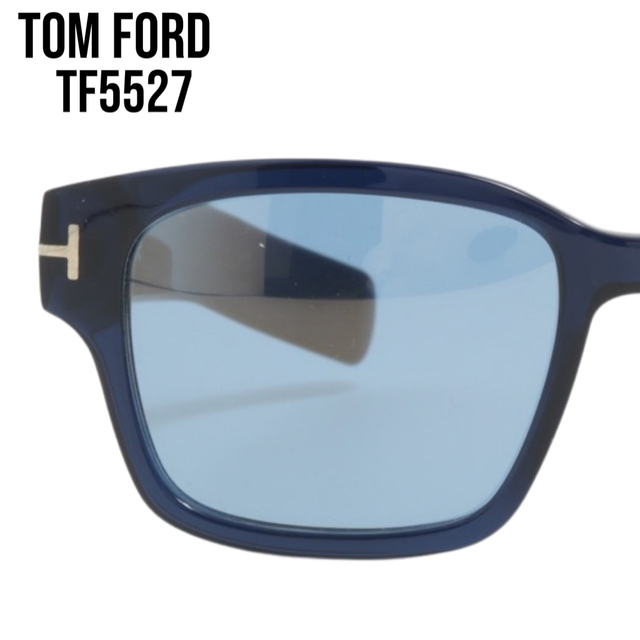 TOM FORD(トムフォード)の美品　TOM FORD TF5527 ダークブルーレンズ　50□18-145 メンズのファッション小物(サングラス/メガネ)の商品写真
