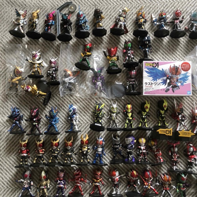 春夏新作モデル 仮面ライダー一番くじ ディフォル 72体セット