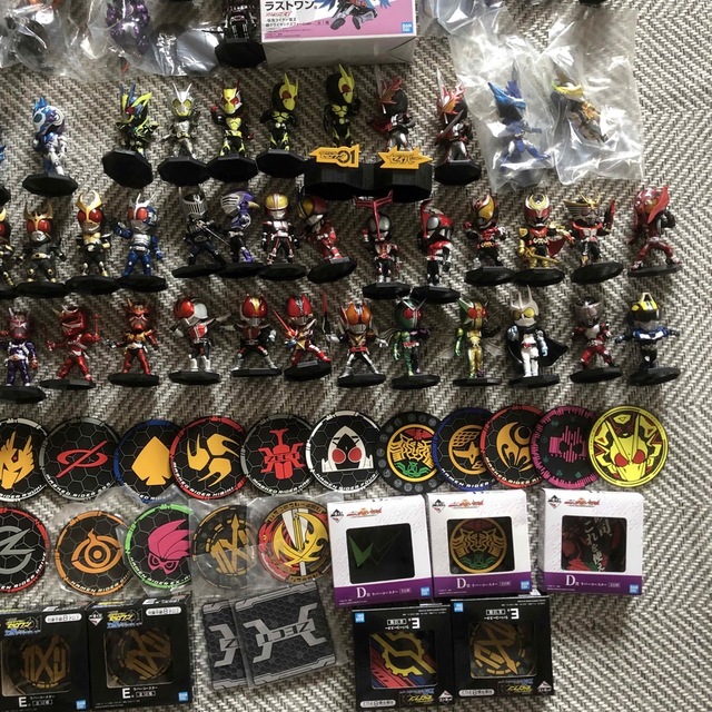 仮面ライダー一番くじ ディフォル 72体セット コースターおまけ付き