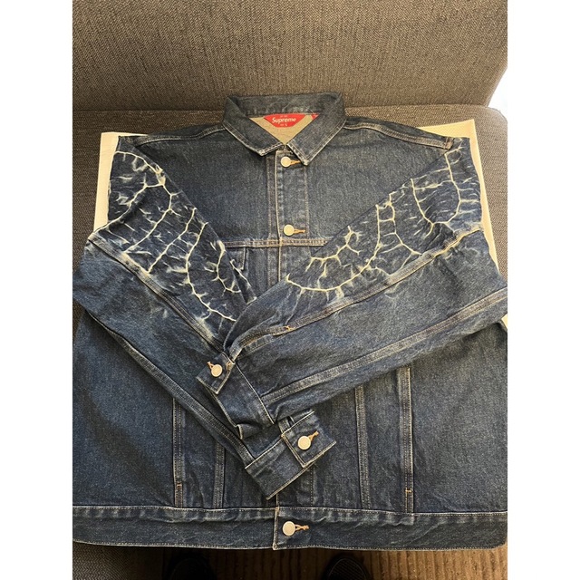 Shibori Denim Trucker Jacket