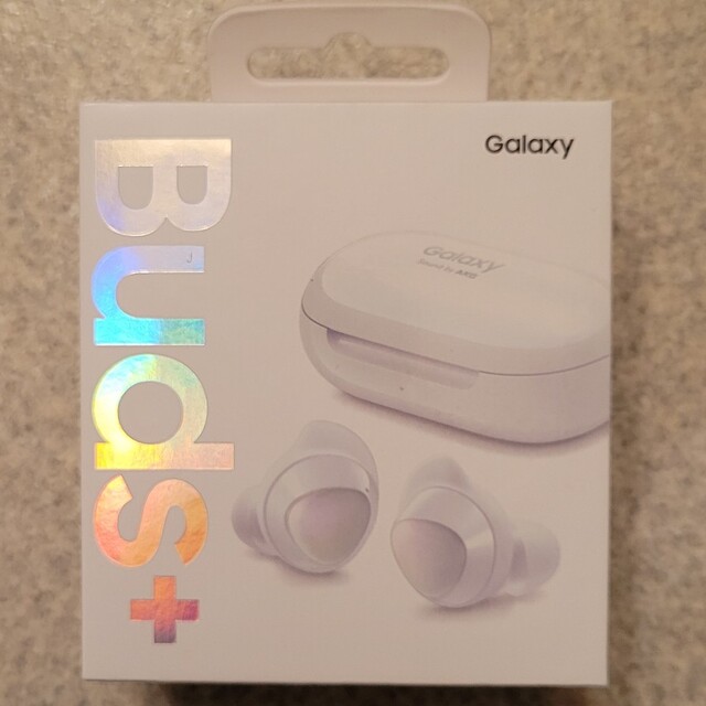 スマホ家電カメラSAMSUNG GALAXY BUDS+ WHITE フルワイヤレスイヤホン