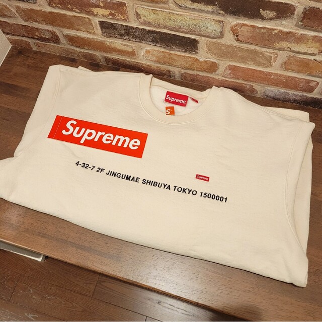 キムタク着★Supreme★Shop Small Box Crewneck木村