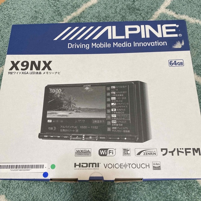 アルパイン　ALPINE　ビッグX　BIG X　X9NX　9インチ　展示品