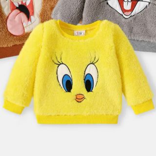 Tweety もこもこトレーナー Looney Tunes 長袖(トレーナー)