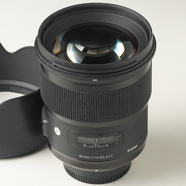 SIGMA(シグマ)のSIGMA (シグマ) Art 50mm F1.4 DG HSM (ニコンF用) スマホ/家電/カメラのカメラ(レンズ(単焦点))の商品写真