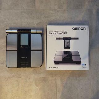 オムロン(OMRON)の omron karada scan 702T 体重体組成計 HBF-702T(体重計/体脂肪計)