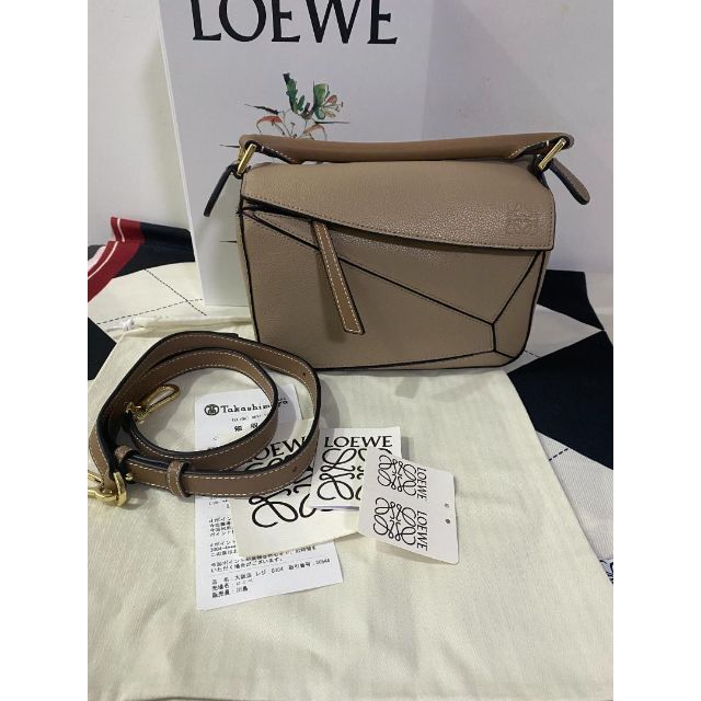 オンライン限定商品】 LOEWE - ロエベ パズルバッグ スモール サンド