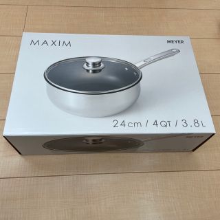 マイヤー(MEYER)のMEYER マキシムSS蓋付ディープパン24㎝ マイヤーMAXIM(鍋/フライパン)