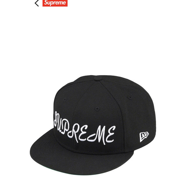 メンズSupreme Script New Era +Sロゴビーニー　Black"