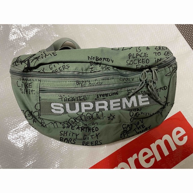 Supreme Field Waist Bag Olive Gonz