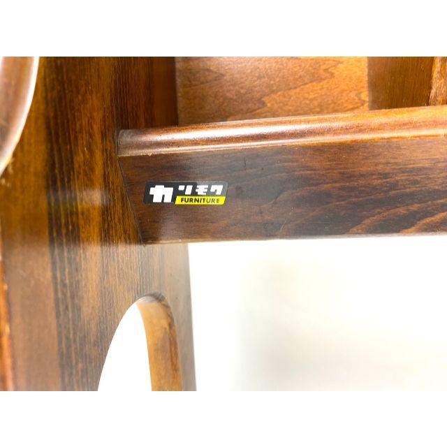 カリモク家具(カリモクカグ)のカリモク 家具 ラック 棚 オールド ヴィンテージ タイプ 54x18.5x48 インテリア/住まい/日用品の収納家具(玄関収納)の商品写真