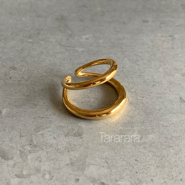 ●ステンレス II thickness リング●金属アレルギー対応 レディースのアクセサリー(リング(指輪))の商品写真