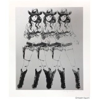 江口寿史 Cowgirls 版画 ED 100 Zingaro(版画)