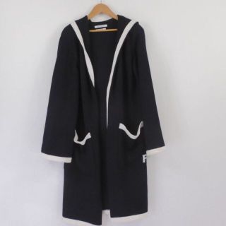 ♡FOXEY レーヨン混のロングカーディガン 黒 ♡美品