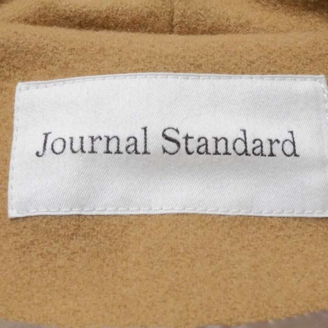 JOURNAL STANDARD(ジャーナルスタンダード)の美品 JOURNAL STANDARD ジャーナルスタンダード コート 1点 ブラウン 不明 ウール 他 フード レディース AM3934B15 レディースのジャケット/アウター(ロングコート)の商品写真