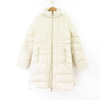 モンクレール(MONCLER)のMONCLER モンクレール 49328 モンタナ ダウンコート 1点 ベージュ 0 ポリエステル100％ フード レディース AM3907B1(ロングコート)