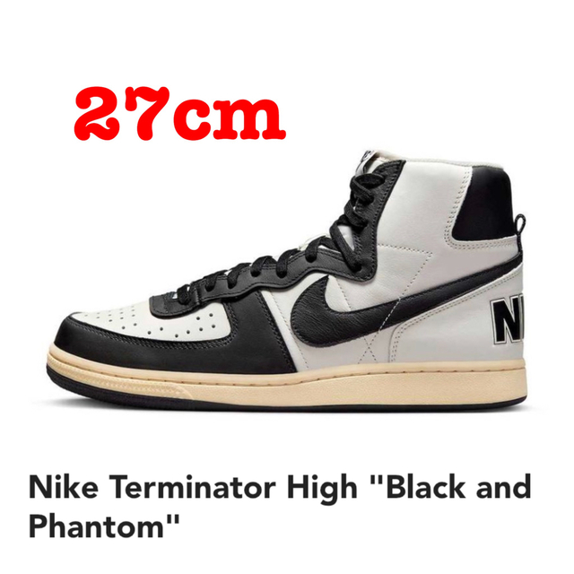 Nike Terminator High "Black and Phantom"