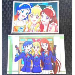 アイカツ　映画　特典　ブロマイド　ポストカード　入場者特典(キャラクターグッズ)