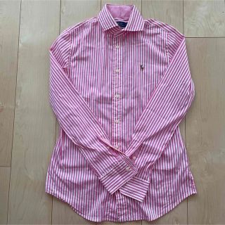 ポロラルフローレン(POLO RALPH LAUREN)のポロラルフローレン　ピンクストライプ　シャツ(シャツ/ブラウス(長袖/七分))