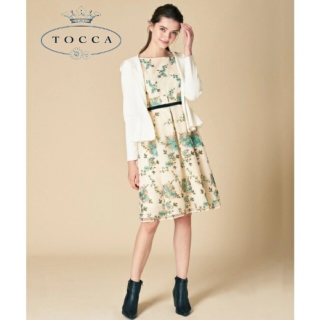 ≪超目玉☆12月≫ 【美品】TOCCA - TOCCA ワンピース ライトイエロー