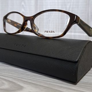 プラダ(PRADA)のりんご様　PRADA　プラダ　メガネ　デミブラウン　小ぶり(サングラス/メガネ)