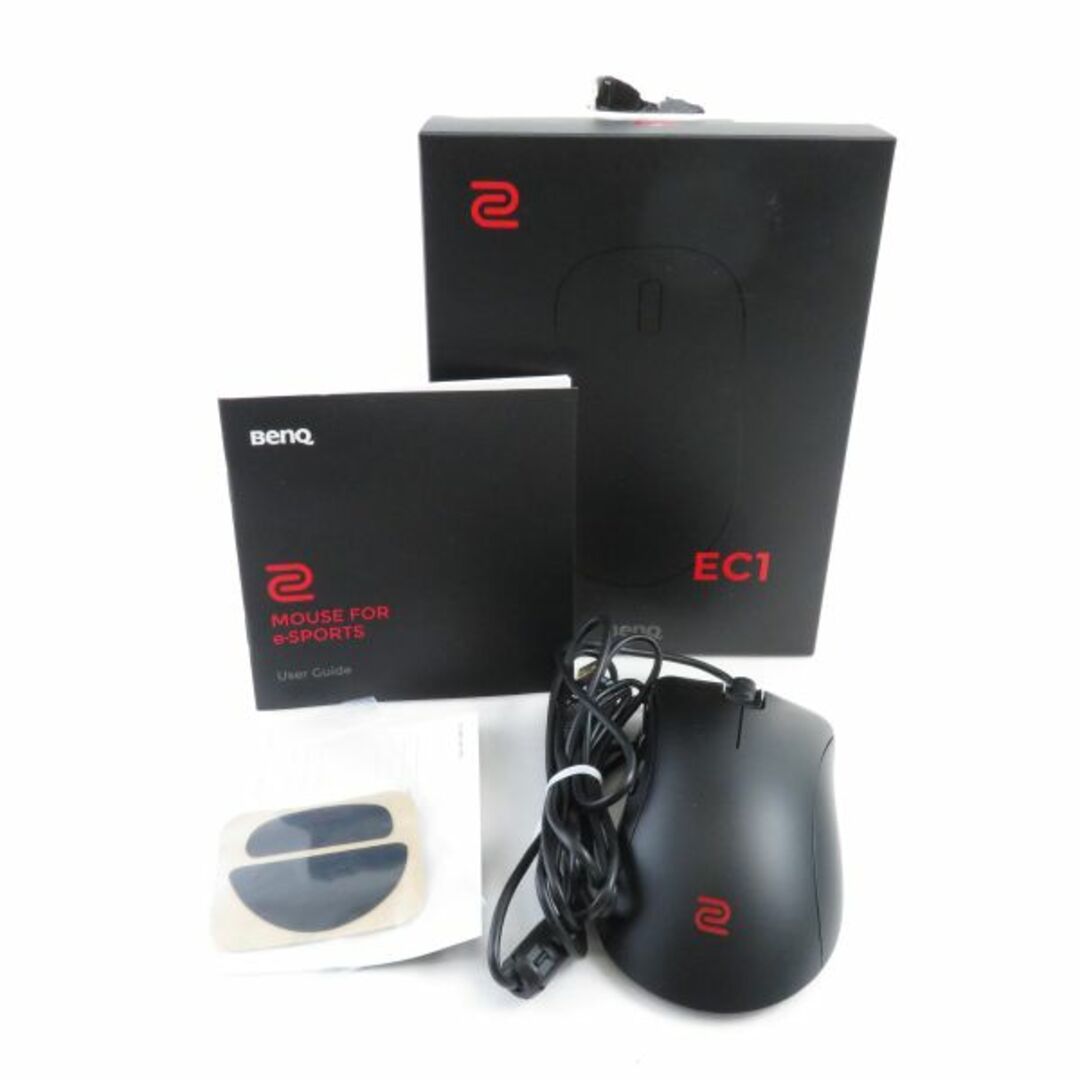 美品 BenQ ベンキュー ZOWIE EC1 ゲーミングマウス 1点 ブラック 有線 FPS ゲーミングPC 兼用 HY330CPC周辺機器