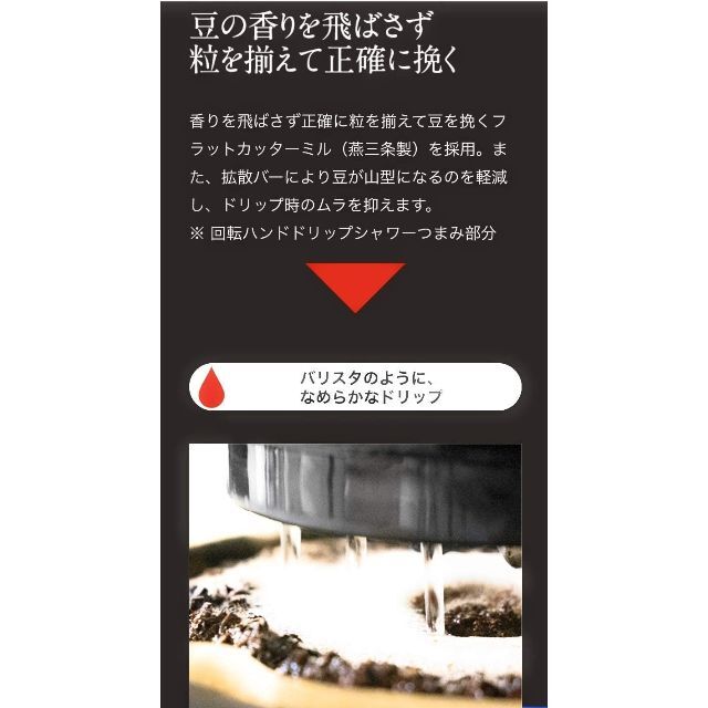 TWINBIRD - e angle ハンドドリップコーヒーメーカー ANG-HD-A8(K)の