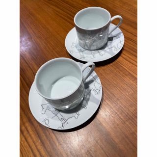 ザラホーム(ZARA HOME)の【新品】ペア ティー  カップ(グラス/カップ)