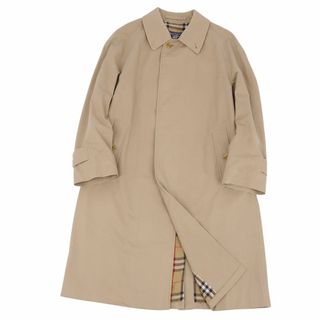 バーバリー(BURBERRY)の美品 Vintage バーバリー Burberrys コート ステンカラーコート バルマカーンコート 英国製 メンズ コットン アウター 古着 44(S相当) ベージュ(ステンカラーコート)