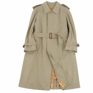 バーバリー(BURBERRY)の美品 Vintage バーバリー Burberrys コート シングル トレンチコート ライダーコート メンズ ライナー アウター 古着 90-165(S相当) ベージュカーキ(トレンチコート)