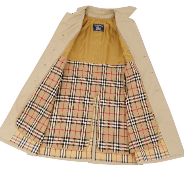 BURBERRY(バーバリー)の美品 Vintage バーバリー Burberrys コート ステンカラーコート バルマカーンコート メンズ ライナー アウター 古着 94-175(L相当) ベージュ メンズのジャケット/アウター(ステンカラーコート)の商品写真