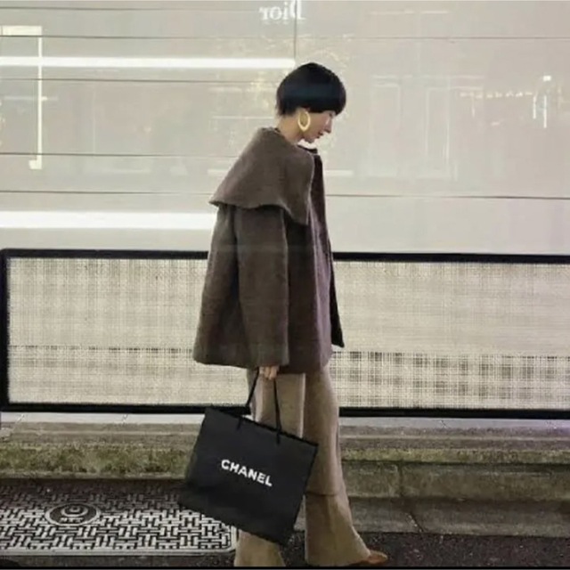CLANE - 【clane】BIG COLLAR FLARE COATの通販 by ぴ's shop|クラネ