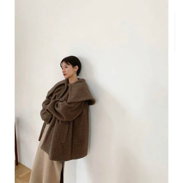 【clane】BIG COLLAR FLARE COAT