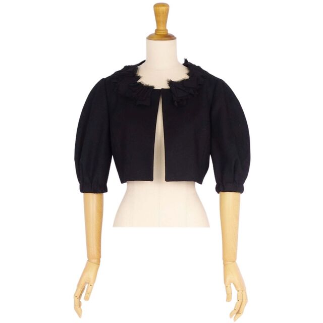 美品 フォクシー ブティック FOXEY BOUTIQUE ジャケット ノーカラー