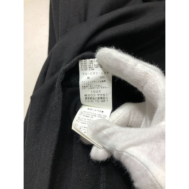 210281● Y's スウェット ポンチョ コート 1 ブラック ジャケット メンズのジャケット/アウター(その他)の商品写真