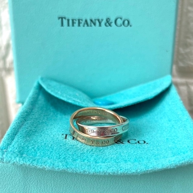 定形外発送送料無料商品 TIFFANY&Co. ティファニー 2連 リングK18 750
