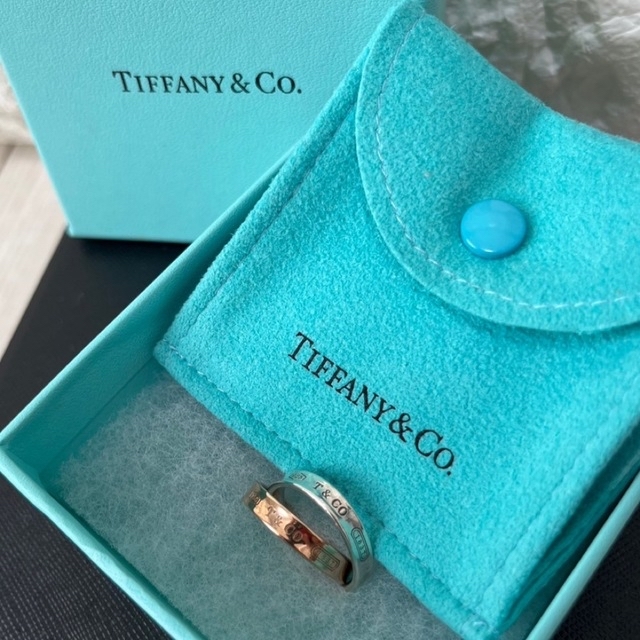 Tiffany & Co.(ティファニー)のTIFFANY&Co. ティファニー 2連 リングK18 750 SV 925 レディースのアクセサリー(リング(指輪))の商品写真